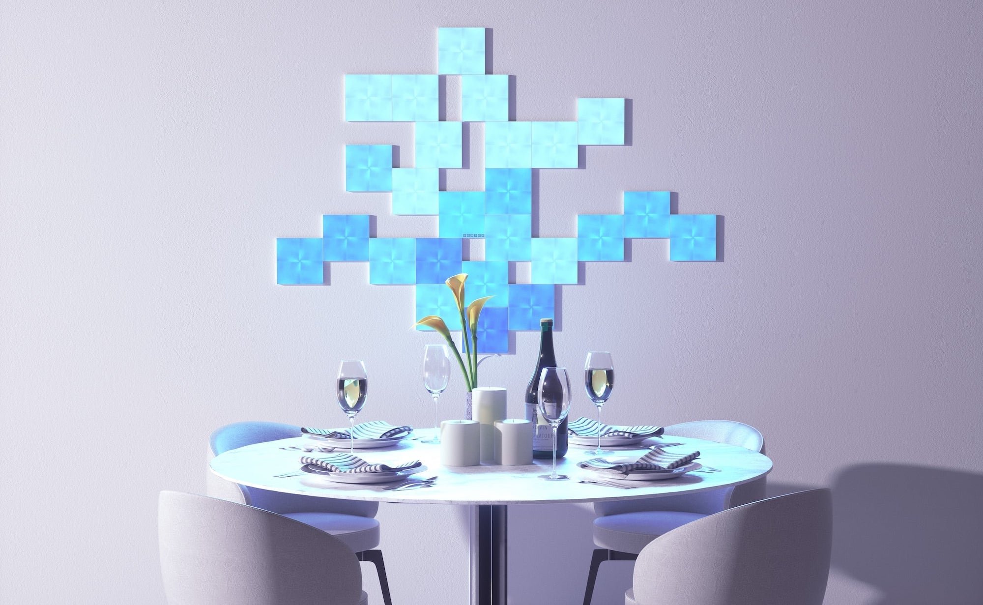 Nanoleaf Canvas Interactive Ambient Light lets you create changing wall and ceiling art