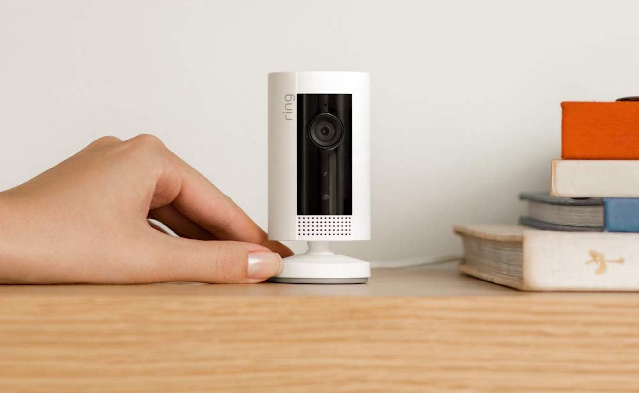 Ring Indoor Cam Compact Plug-In Camera lets you check in at any time from anywhere