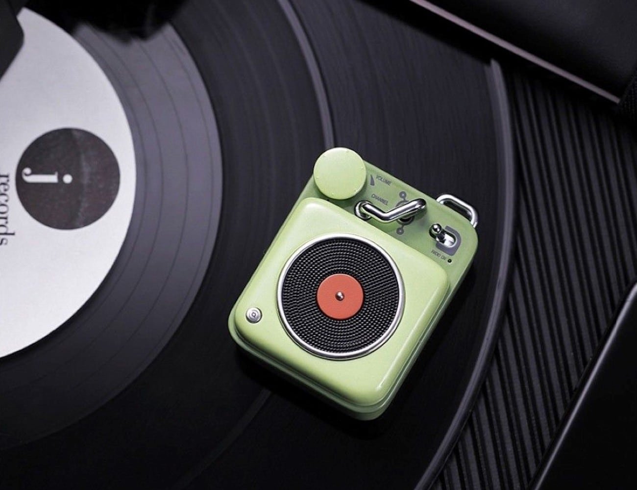 Elvis Retro Mini Bluetooth Speaker fits in the palm of your hand