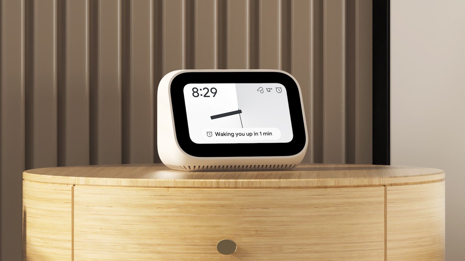 Xiaomi Mi Smart Clock also functions as a digital photo frame