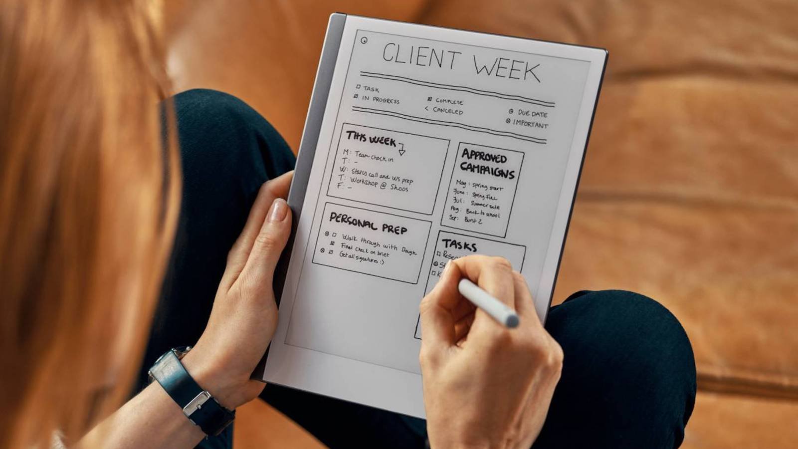 reMarkable 2 Paper Tablet replaces your digital notebooks and piles of paper