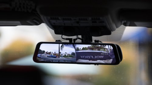 WOLFBOX G900 Touchscreen Dashcam Has A 4K Front Camera Along With A 2 ...