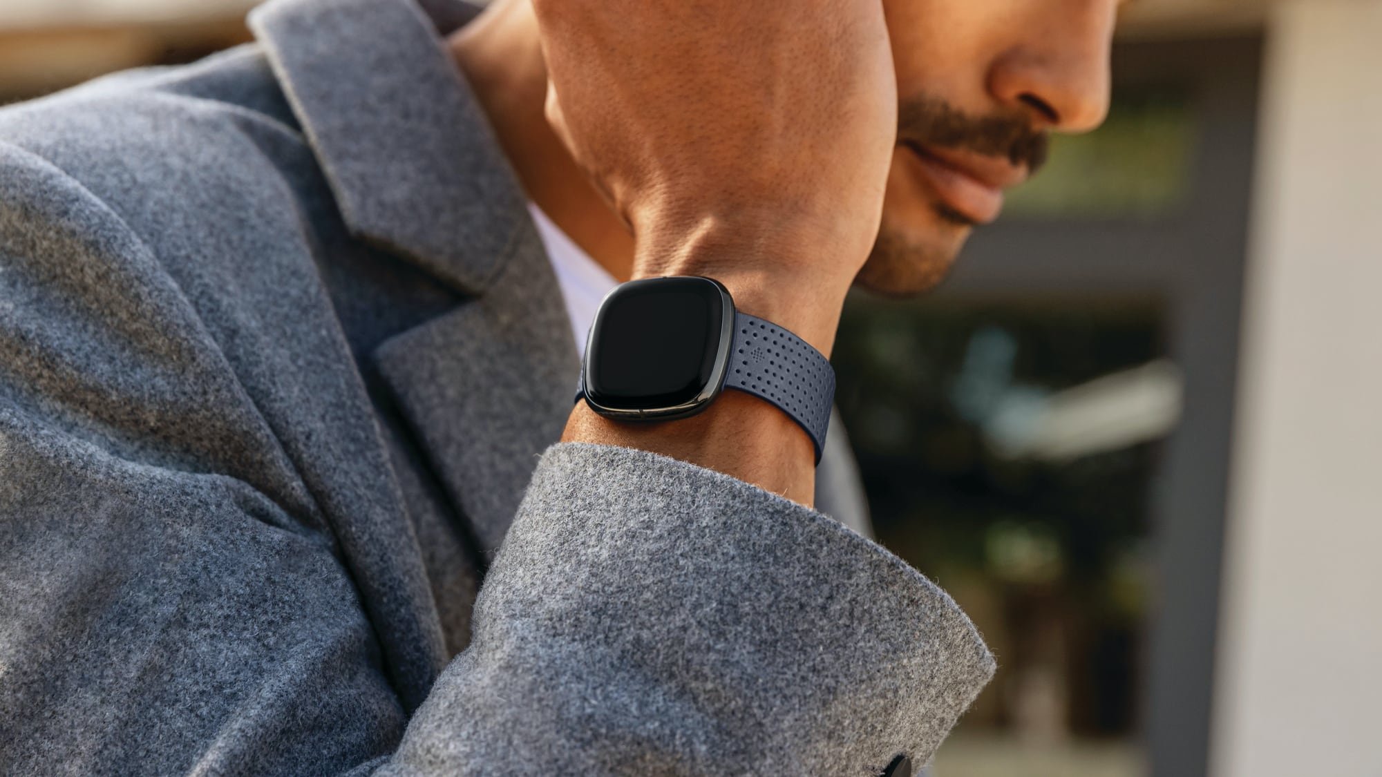 Fitbit Sense advanced health smartwatch monitors your heart, stress, and health