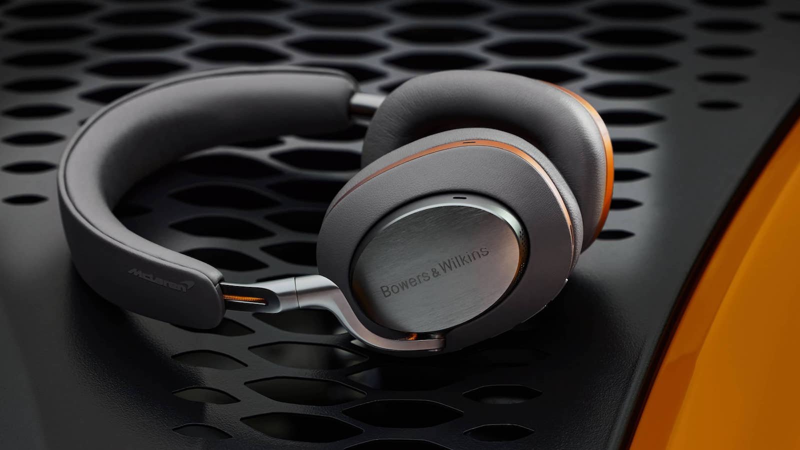 Bowers & Wilkins Px8 McLaren Edition wireless headphones flaunt McLaren-inspired styling