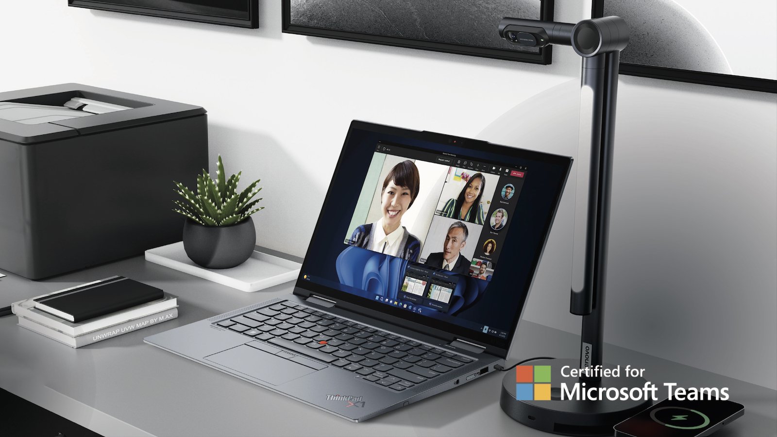 Lenovo Go Desk Station with Webcam is a 5-in-1 solution to make hybrid work effortless