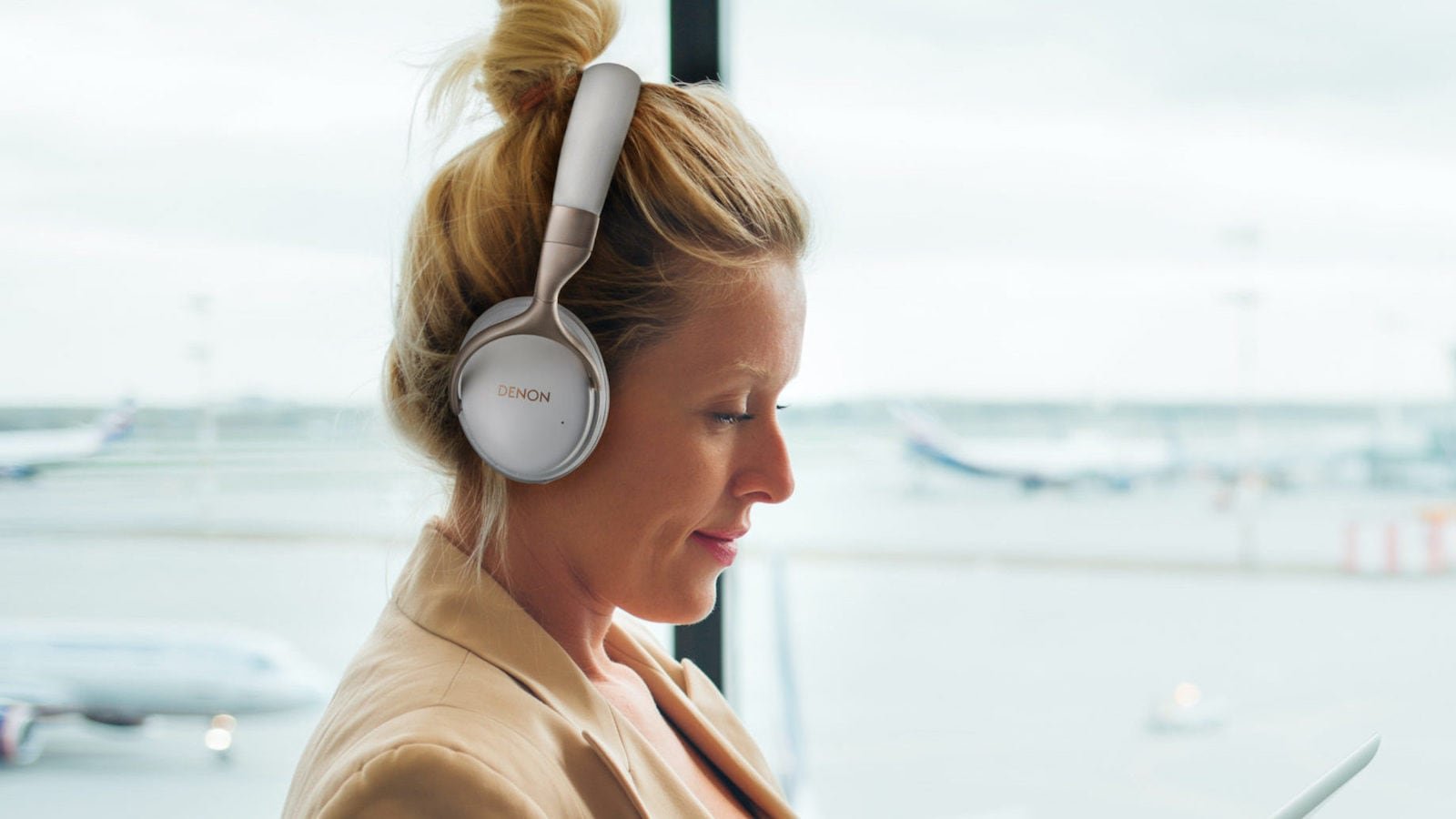 Denon AH-GC30 Noise-Canceling Headphones have FreeEdge drivers for great audio