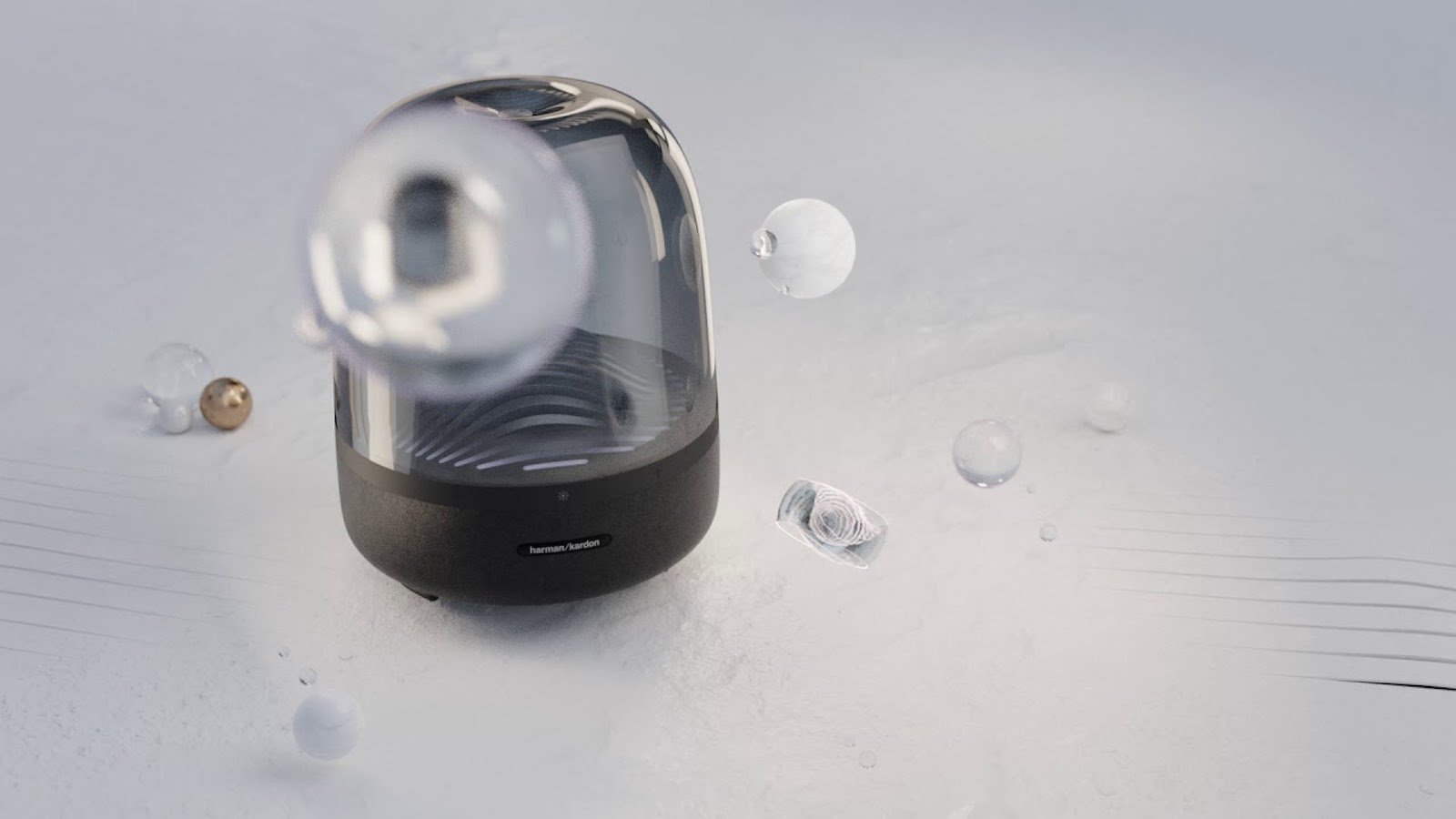 Harman Kardon Aura Studio 3 Ambient Lighting Speaker lets you experience music in a visual way