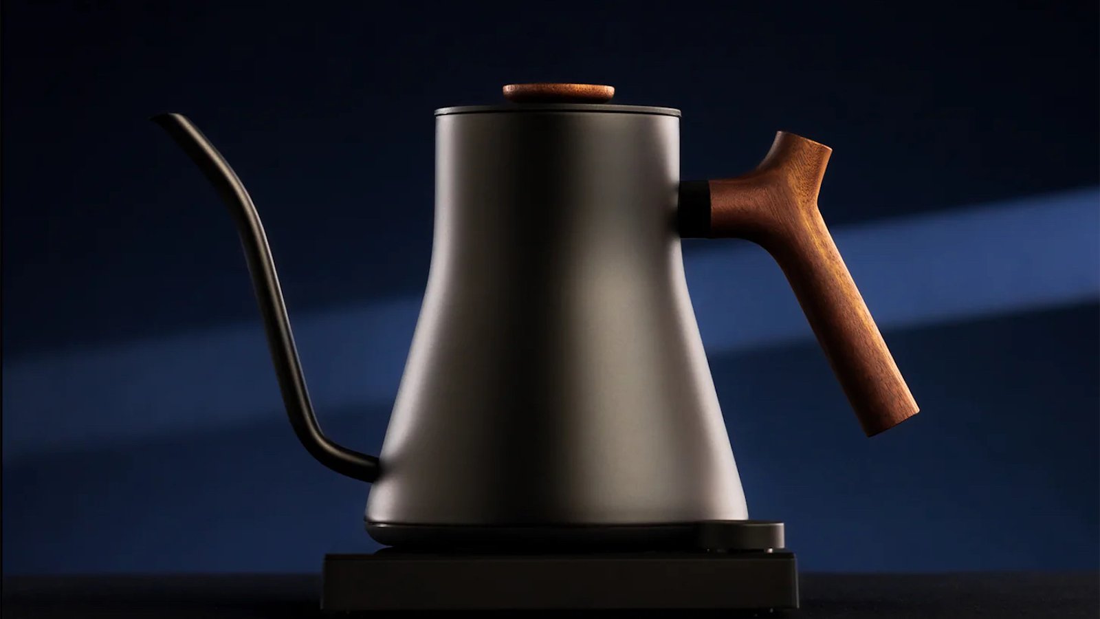 Fellow Stagg EKG Pro electric kettle has a signature pour over control in a stylish design