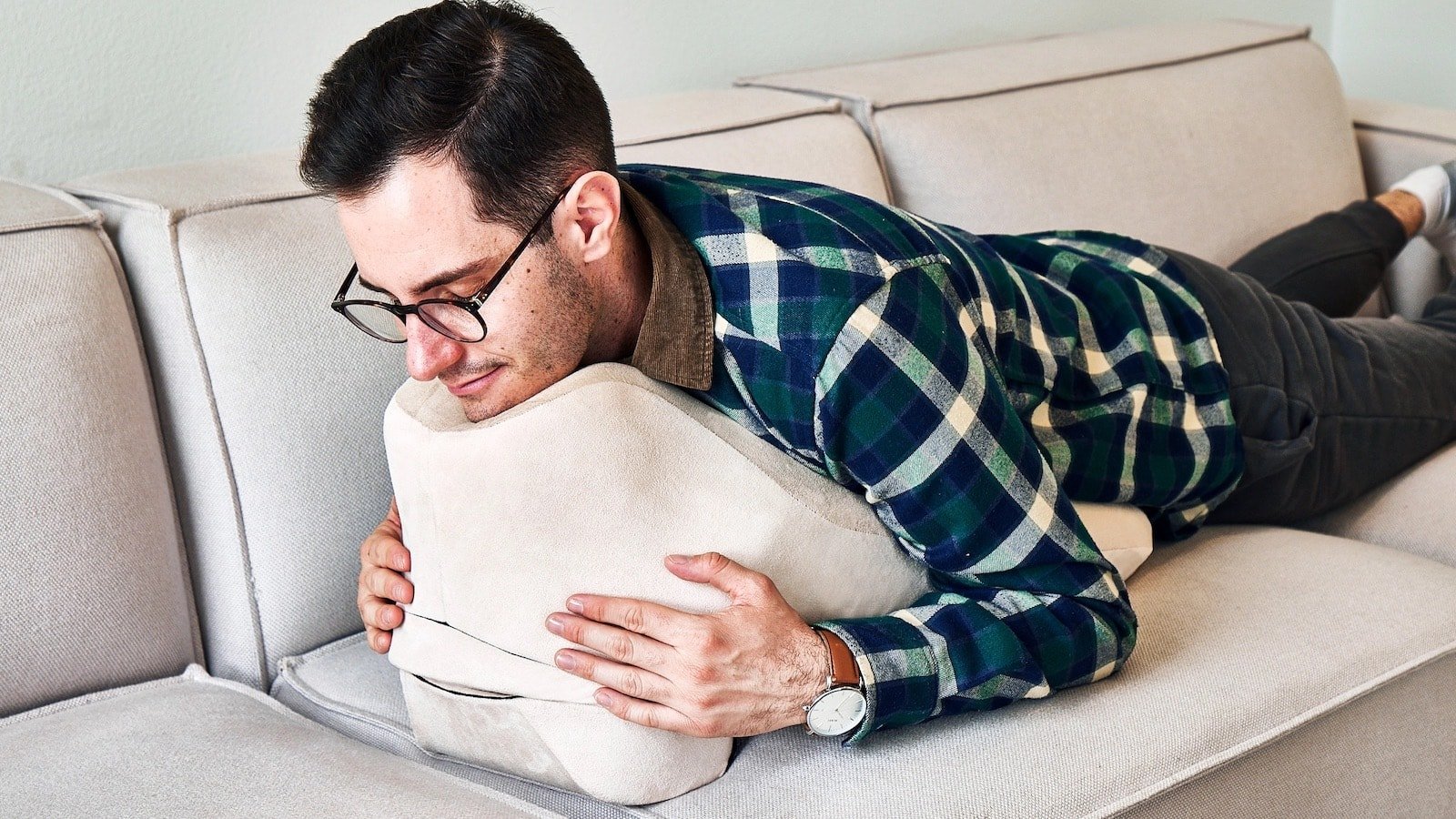 Prone Cushion ergonomic cushion is designed from the ground up for when you’re lying down