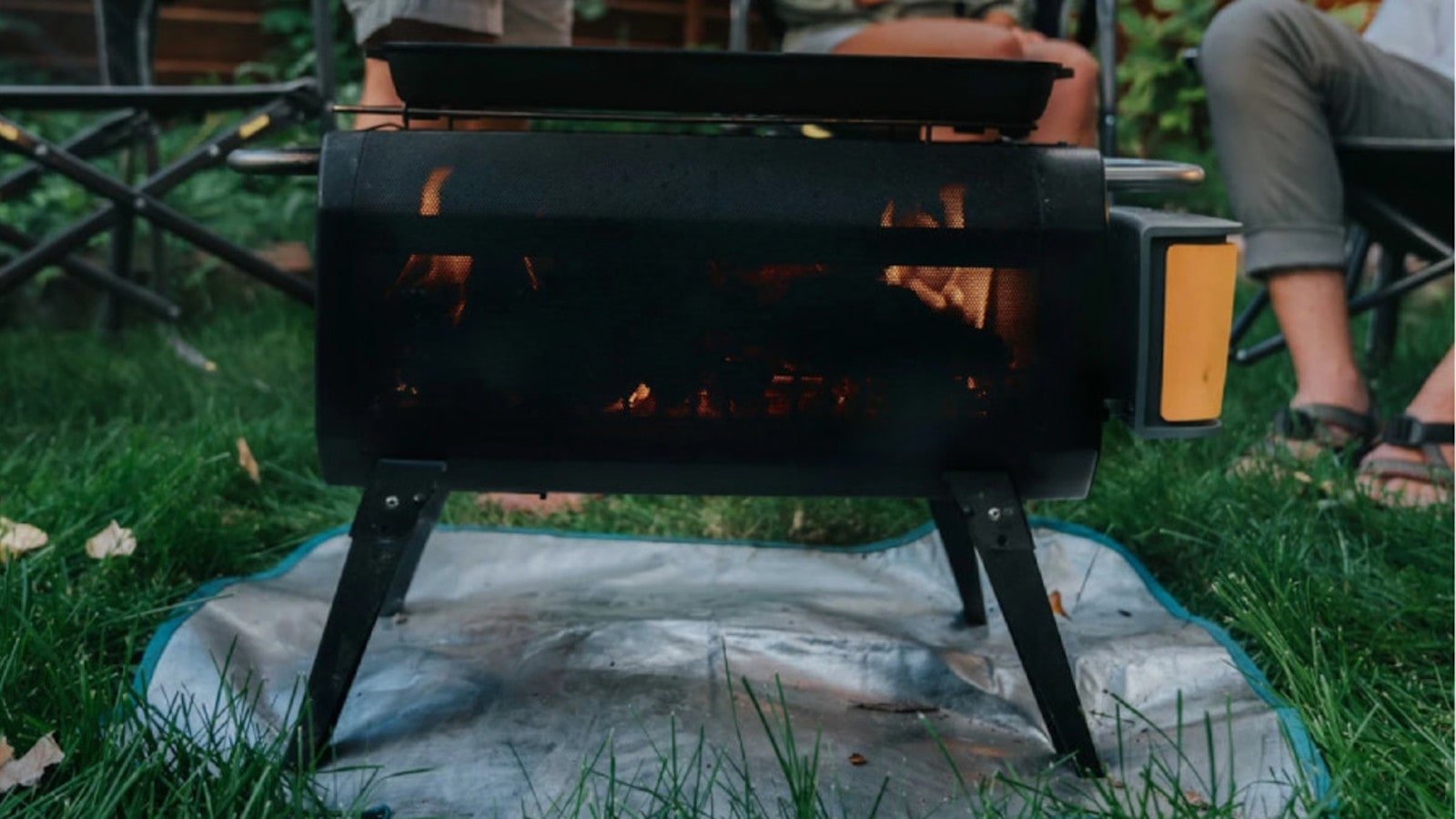 BioLite FirePit Cooking Kit includes the wood & charcoal-burning FirePit+ and accessories