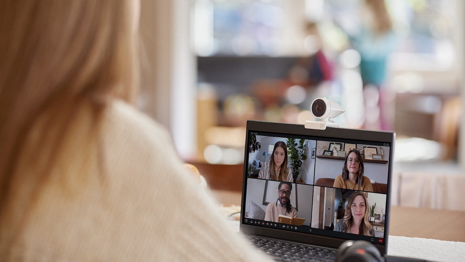 Poly Studio P5 professional webcam ensures you look great on video calls