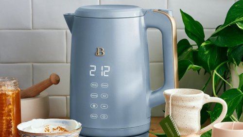 Beautiful by Drew Electric Kettle with a 1500-Watt Quick Boil System & One-Touch Display