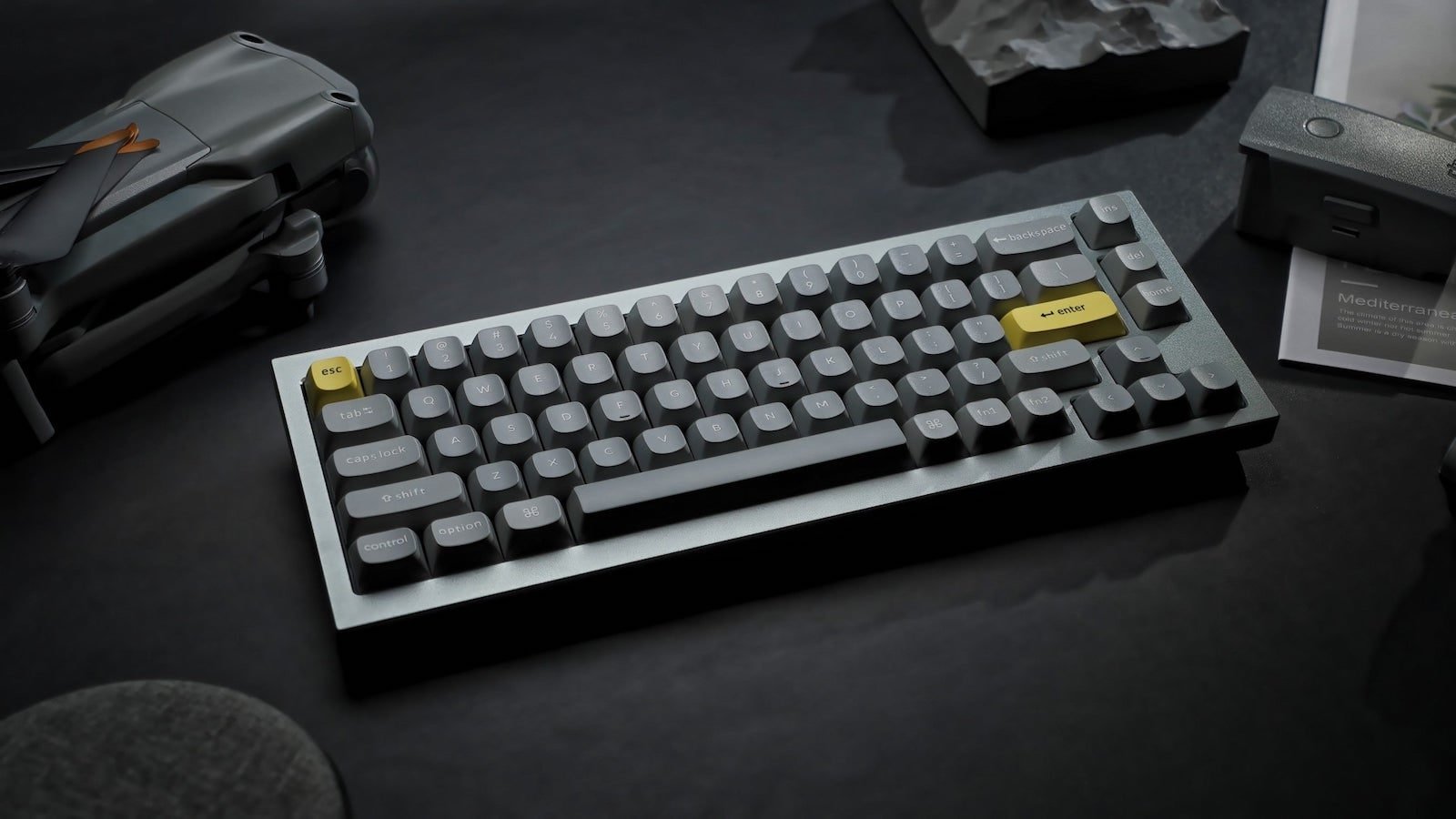 Keychron Q2 QMK Custom Mechanical Keyboard is designed for an ergonomic typing experience
