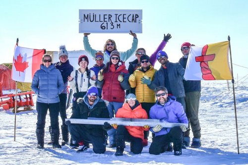 Scientists on remote island in Nunavut drill out the longest ice core in Canadian history