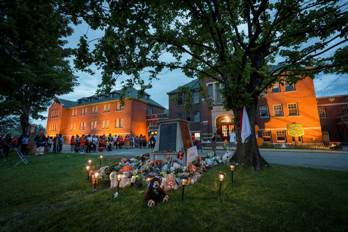 Indigenous leaders say discovery of children’s remains at Kamloops residential school is beginning of national reckoning