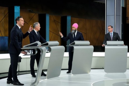 Leaders’ debate highlights: Organizers cancel postdebate scrums after Rebel News scuffle