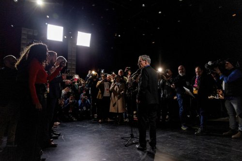 Post-debate press scrum scrapped at last minute over lack of ‘proper environment’