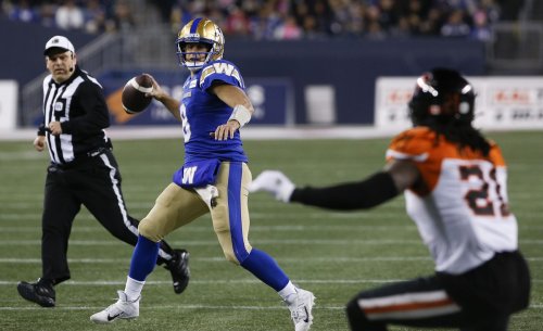 Blue Bombers’ Zach Collaros, Alouettes’ Eugene Lewis in running for CFL