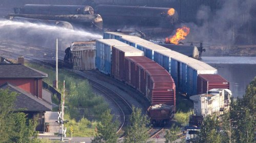 Train operator blames air brakes for derailment, explosions in Quebec