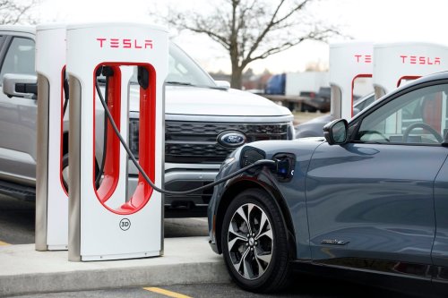 Ford begins rolling out access to Tesla Supercharger network to its EV owners