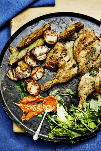 Recipe: Middle Eastern chicken with lemon garlic sauce