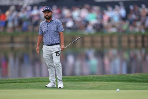 Michael Kim gives his verdict on J.J. Spaun taking a controversial drop in the final round at The Players Championship