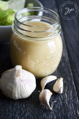 Homemade Roasted Garlic Vinaigrette Recipe