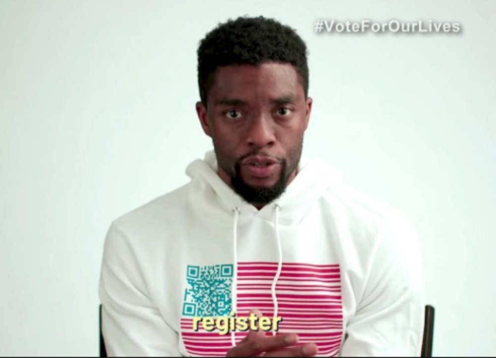 WATCH: Chadwick Boseman and other stars join Michelle Obama's call to VOTE