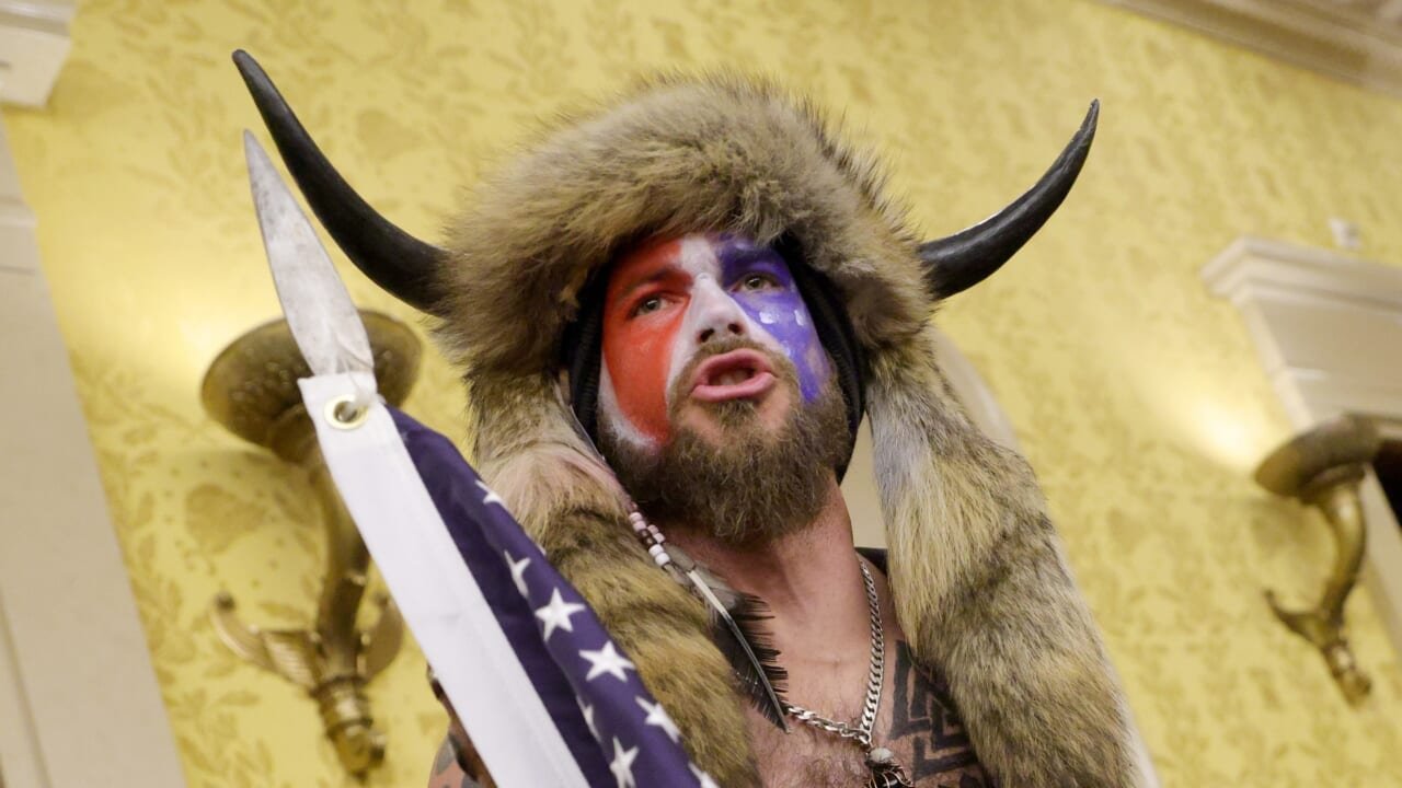 The QAnon Viking just turned on Trump