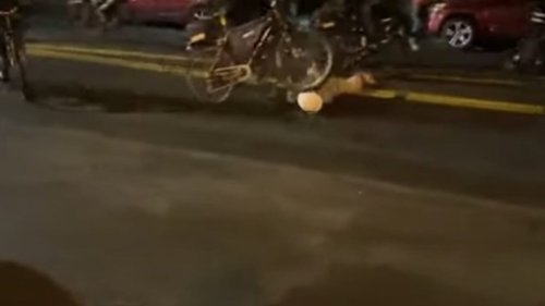 Seattle officer rolls bike over protester’s head in viral video