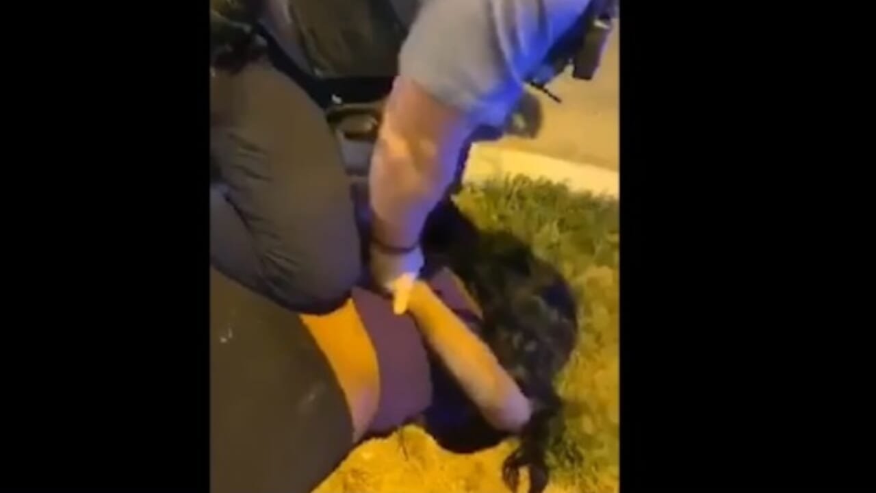 Kansas City cop kneels on pregnant Black woman's back during arrest