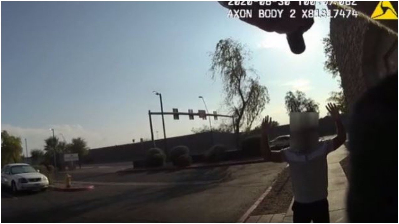 Arizona officer holds Black man at gunpoint while looking for white suspect