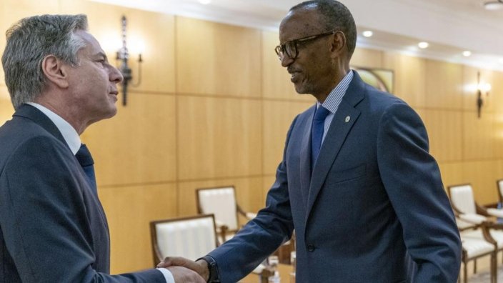 U.S. Secretary of State Blinken in Rwanda to discuss human rights, Congo tensions