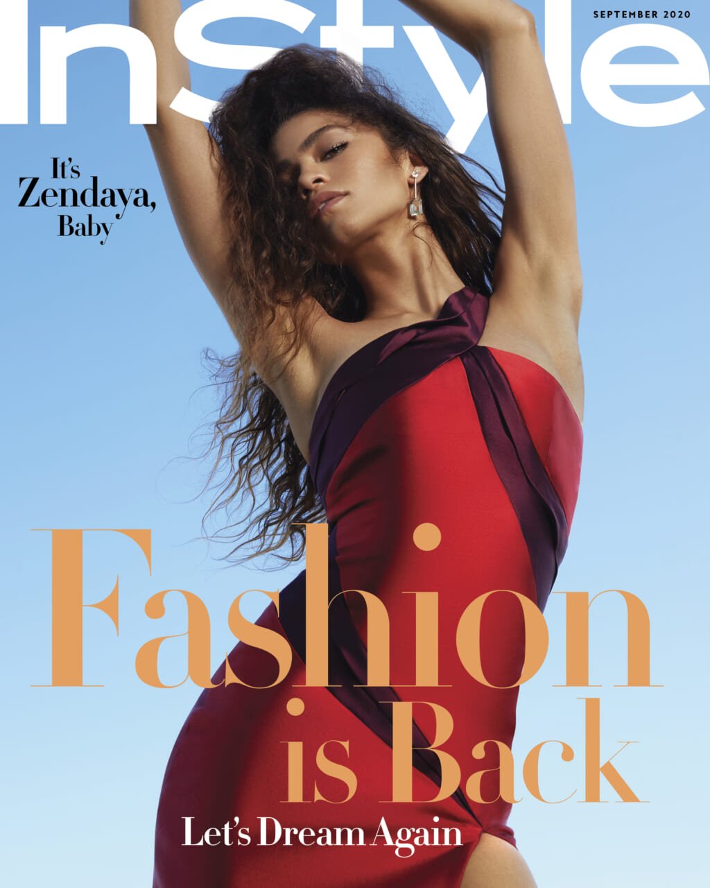 Zendaya, adorned in all Black designers, stuns on InStyle magazine cover
