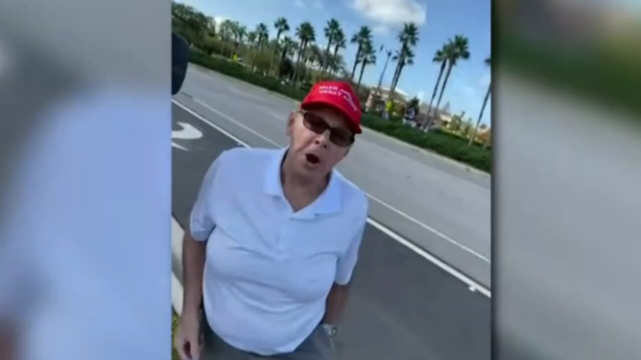 Protester says he knocked down Trump supporter, 72, in self-defense