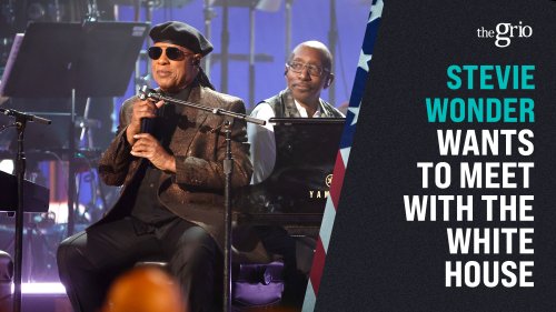 Watch: Stevie Wonder wants to meet with the White House