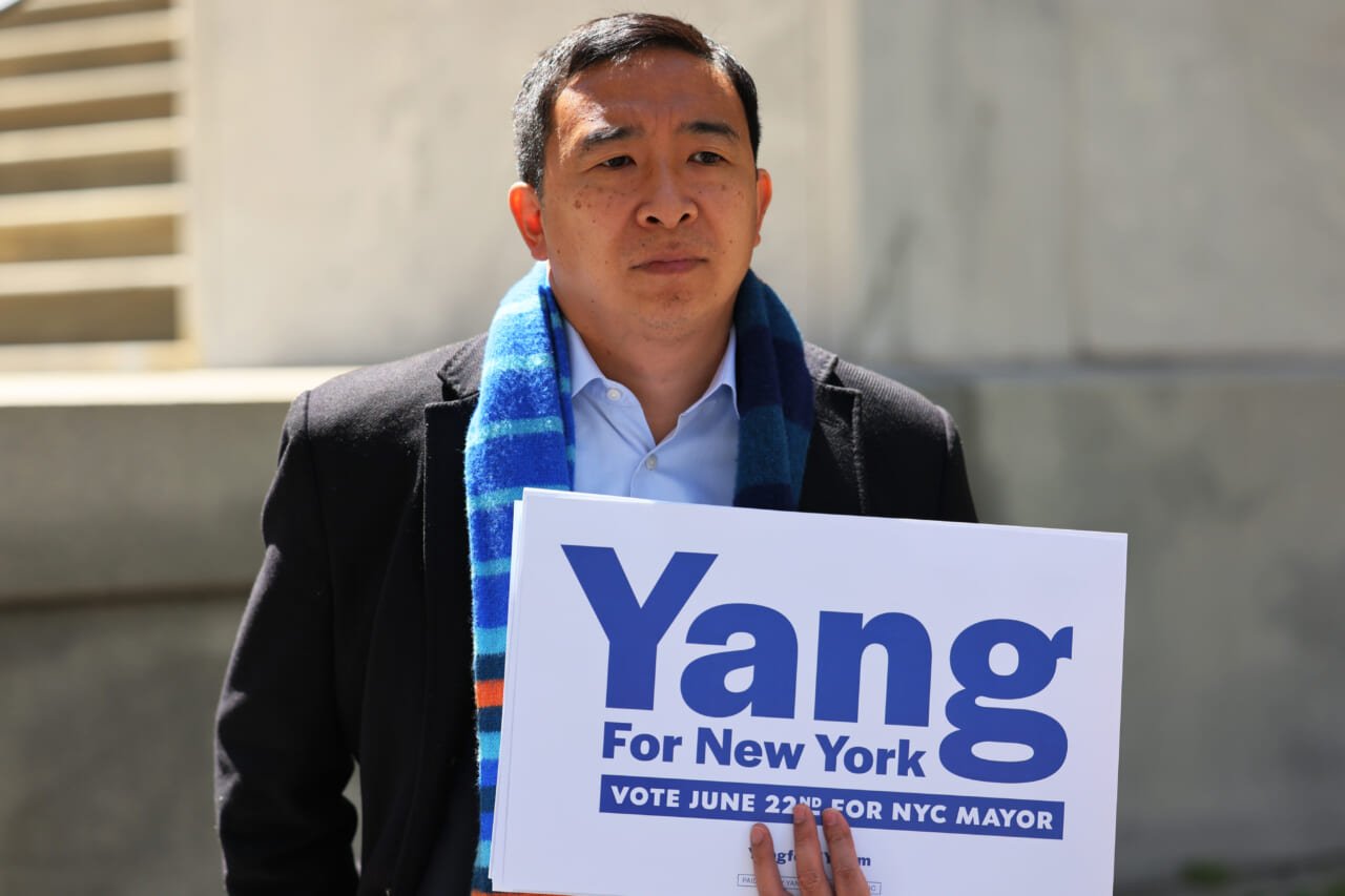 Andrew Yang grilled in New York mayoral debate