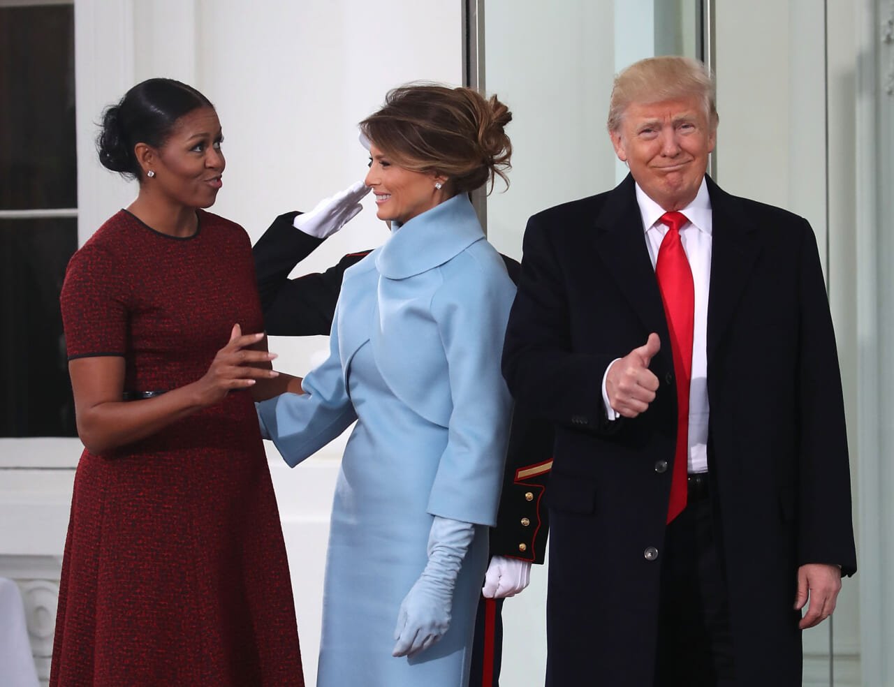 Michelle Obama recalls welcoming Melania despite Trump's 'racist lies'