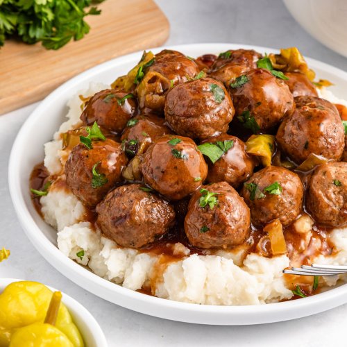 Crockpot Mississippi Meatballs