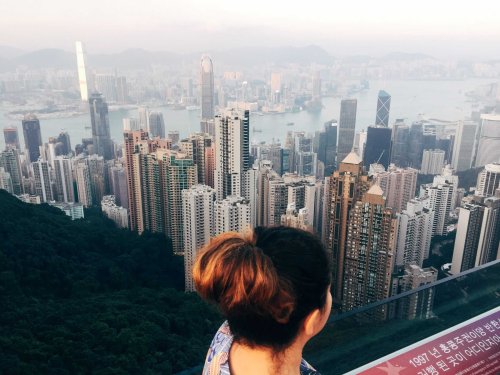 Hongkong: Ein Taifun, die Peak Tram und eine Skyline