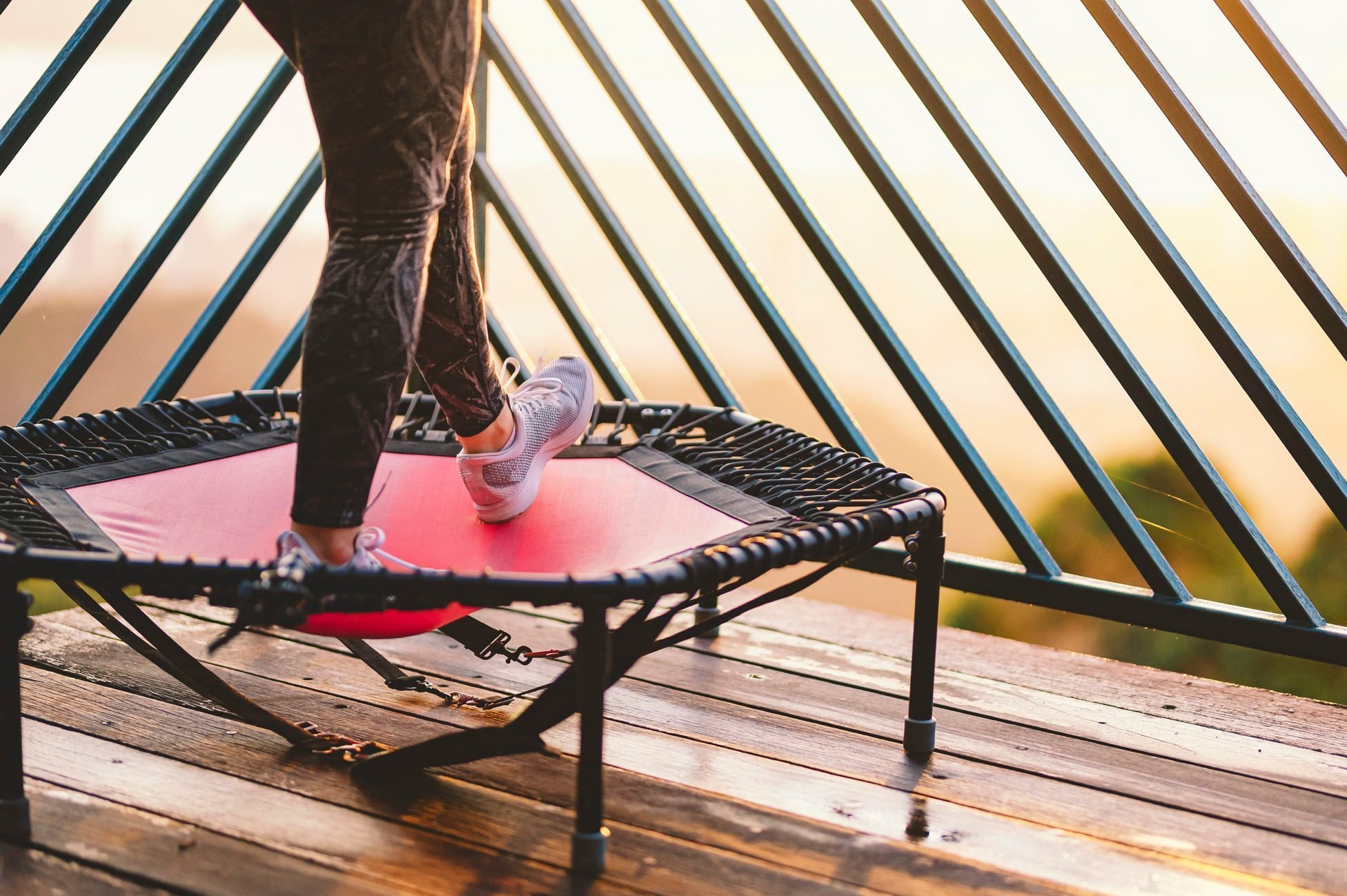 I Tried a Rebounder Trampoline for At-Home Workouts and Here’s What It’s Like