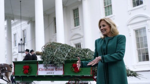 Jill Biden unveils White House ice rink on South Lawn: Watch live