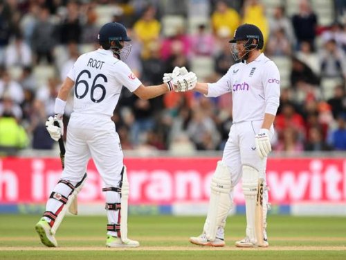 Root, Bairstow rocket England to win over India in Edgbaston Test