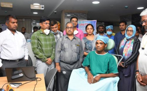 Kalaburagi’s United Hospital saves man who was assaulted on face