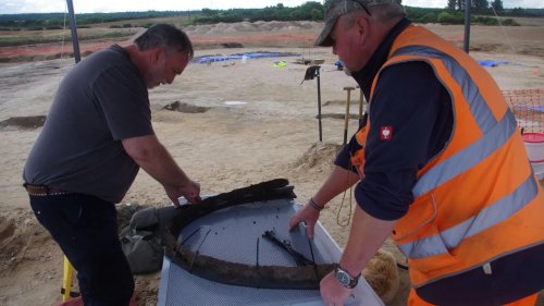 Iron Age chariot wheel found under golf course in Scotland