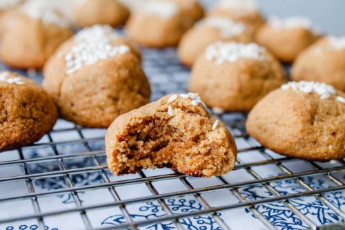 Big-batch tahini cookies with a soft, sweet bite