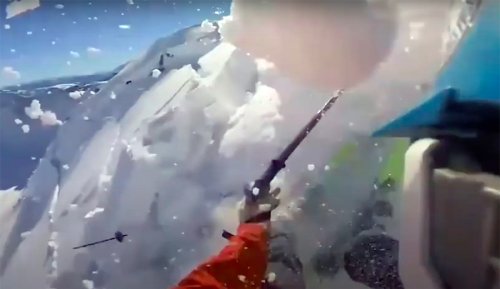Recently Released Footage Shows Skier Setting Off Massive Avalanche | The Inertia