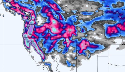 Another Atmospheric River Event Set to Dump 2-4 Feet of Snow in the West