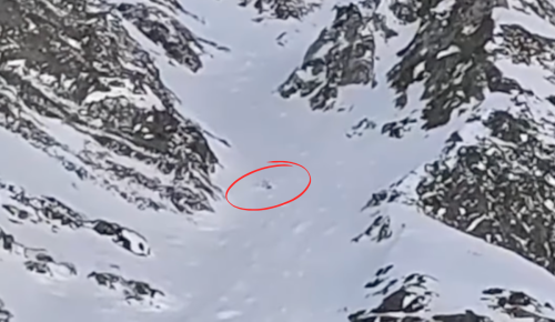 Snowboarder Survives Absolutely Brutal Head-Over-Feet Tumble at Big Sky