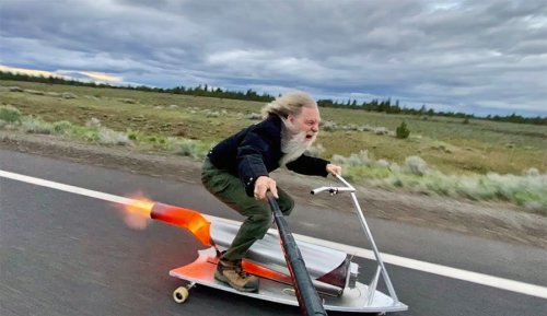You've Got to See This Guy's Rocket-Propelled Skateboard | The Inertia